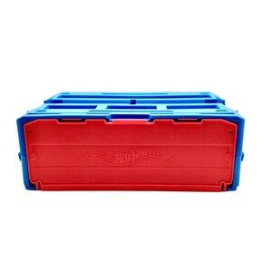 Hot Wheels Storage Case Only Red/Blue Organizer Holds‎ Tracks Cars & Acc.